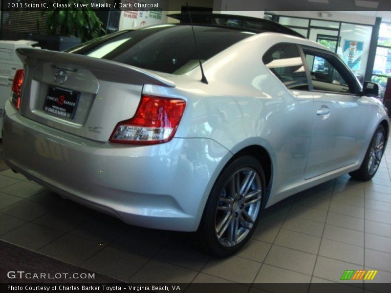 Classic Silver Metallic / Dark Charcoal 2011 Scion tC