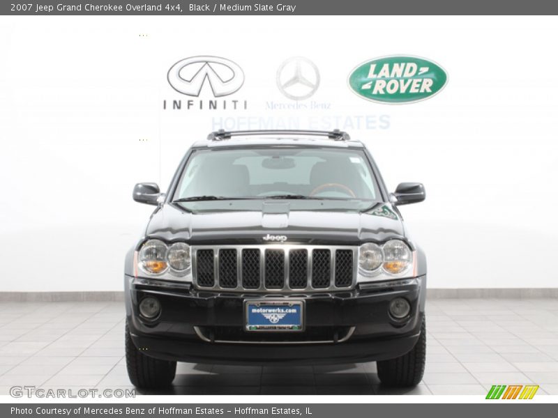 Black / Medium Slate Gray 2007 Jeep Grand Cherokee Overland 4x4