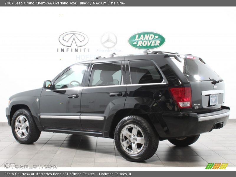 Black / Medium Slate Gray 2007 Jeep Grand Cherokee Overland 4x4