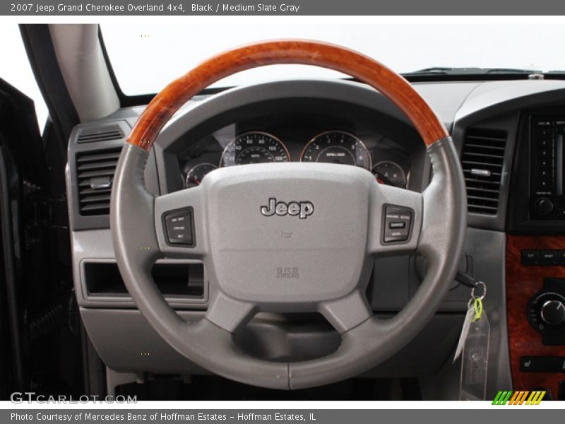 Black / Medium Slate Gray 2007 Jeep Grand Cherokee Overland 4x4
