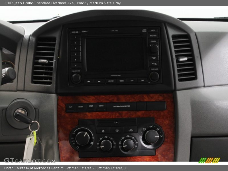 Black / Medium Slate Gray 2007 Jeep Grand Cherokee Overland 4x4