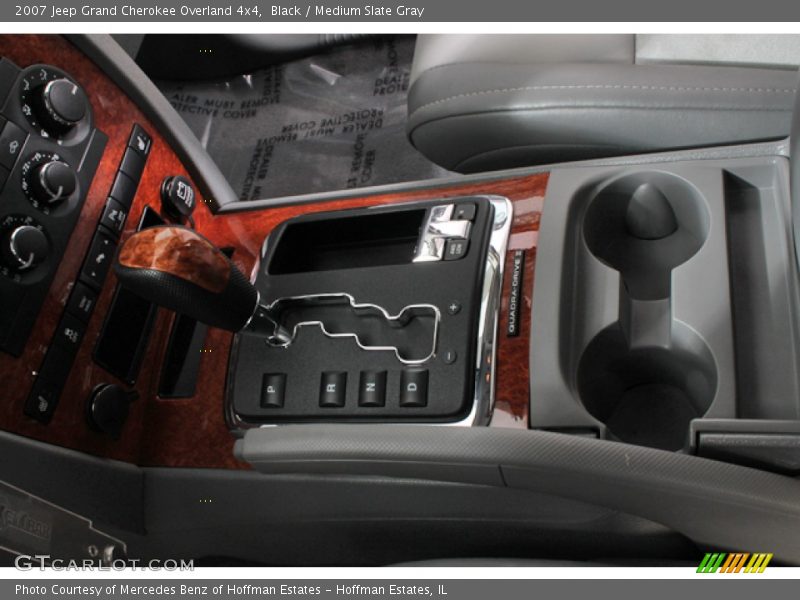 Black / Medium Slate Gray 2007 Jeep Grand Cherokee Overland 4x4