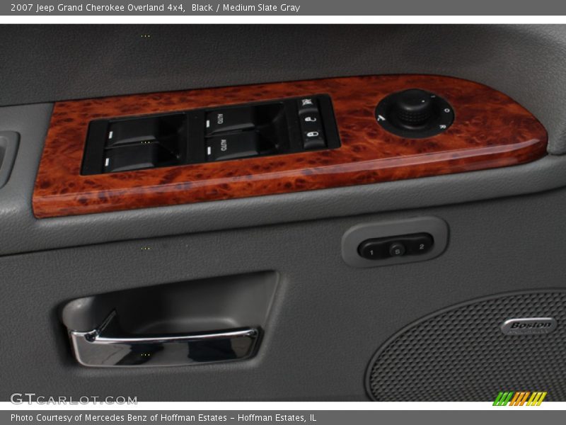 Black / Medium Slate Gray 2007 Jeep Grand Cherokee Overland 4x4