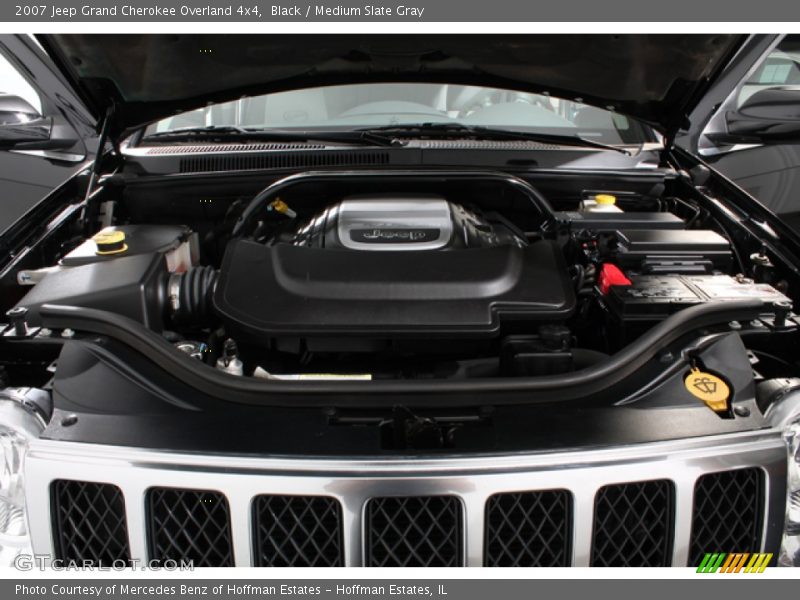 Black / Medium Slate Gray 2007 Jeep Grand Cherokee Overland 4x4