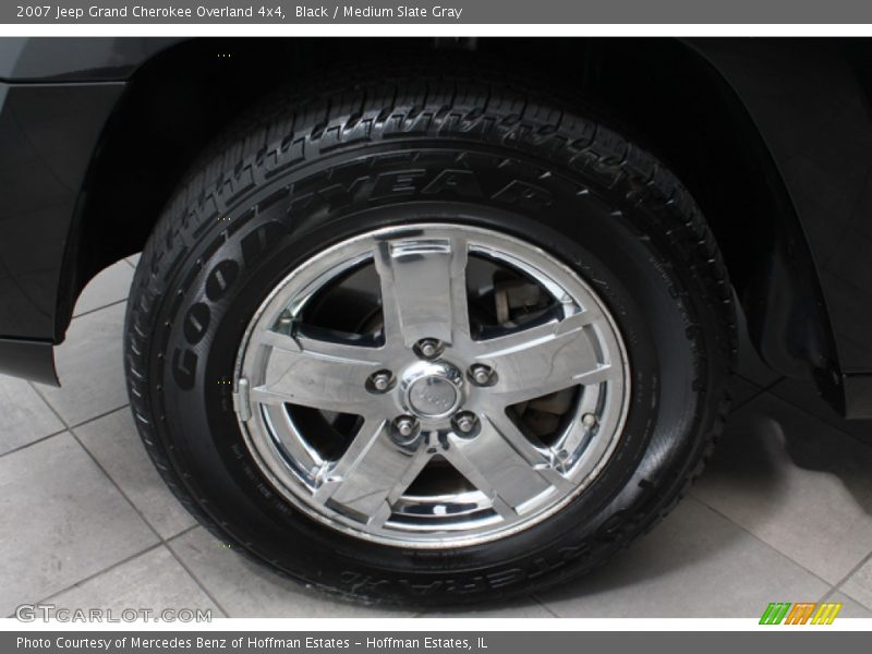 Black / Medium Slate Gray 2007 Jeep Grand Cherokee Overland 4x4