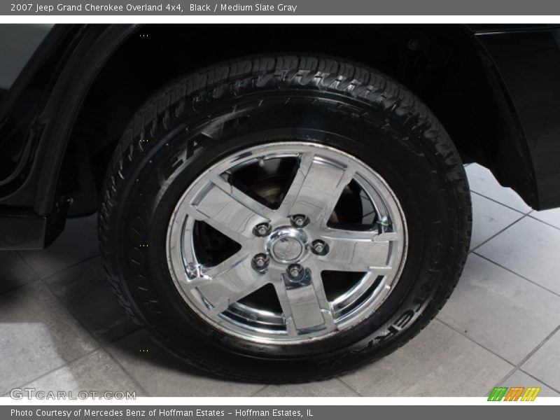 Black / Medium Slate Gray 2007 Jeep Grand Cherokee Overland 4x4
