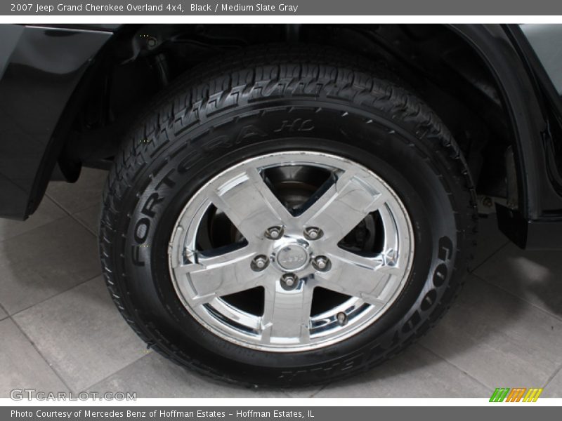 Black / Medium Slate Gray 2007 Jeep Grand Cherokee Overland 4x4