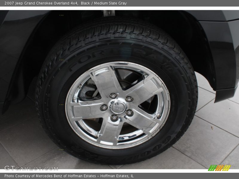 Black / Medium Slate Gray 2007 Jeep Grand Cherokee Overland 4x4