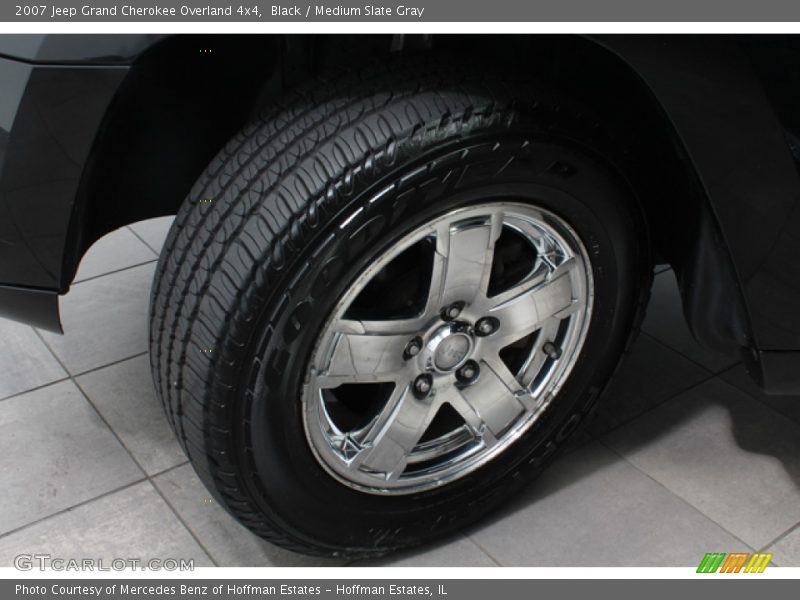 Black / Medium Slate Gray 2007 Jeep Grand Cherokee Overland 4x4