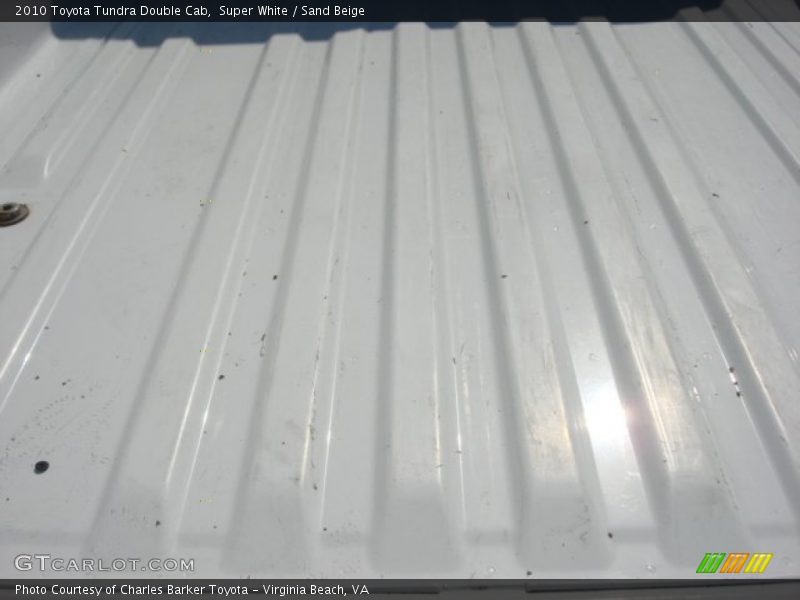 Super White / Sand Beige 2010 Toyota Tundra Double Cab