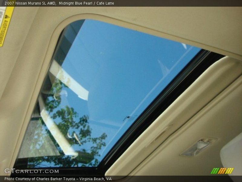 Midnight Blue Pearl / Cafe Latte 2007 Nissan Murano SL AWD