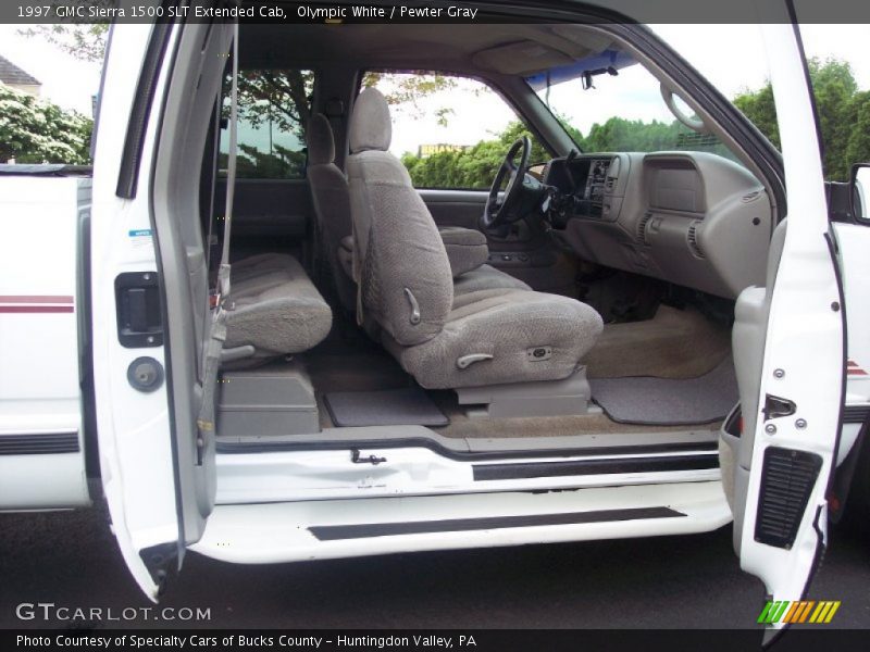 1997 Sierra 1500 SLT Extended Cab Pewter Gray Interior