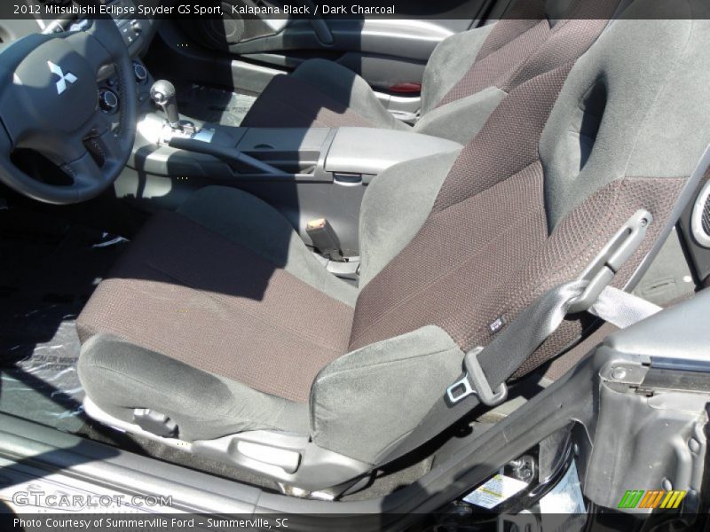 Kalapana Black / Dark Charcoal 2012 Mitsubishi Eclipse Spyder GS Sport