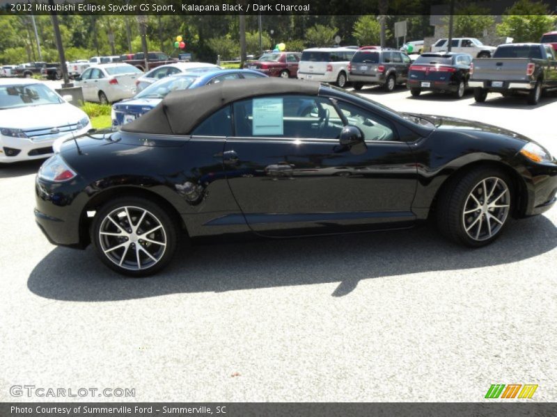 Kalapana Black / Dark Charcoal 2012 Mitsubishi Eclipse Spyder GS Sport