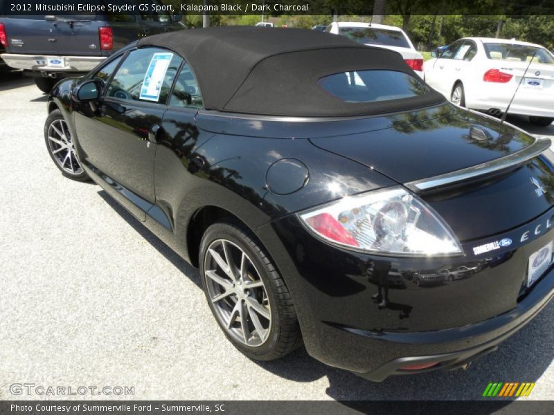 Kalapana Black / Dark Charcoal 2012 Mitsubishi Eclipse Spyder GS Sport