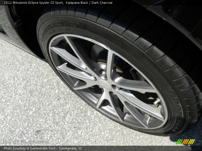 Kalapana Black / Dark Charcoal 2012 Mitsubishi Eclipse Spyder GS Sport