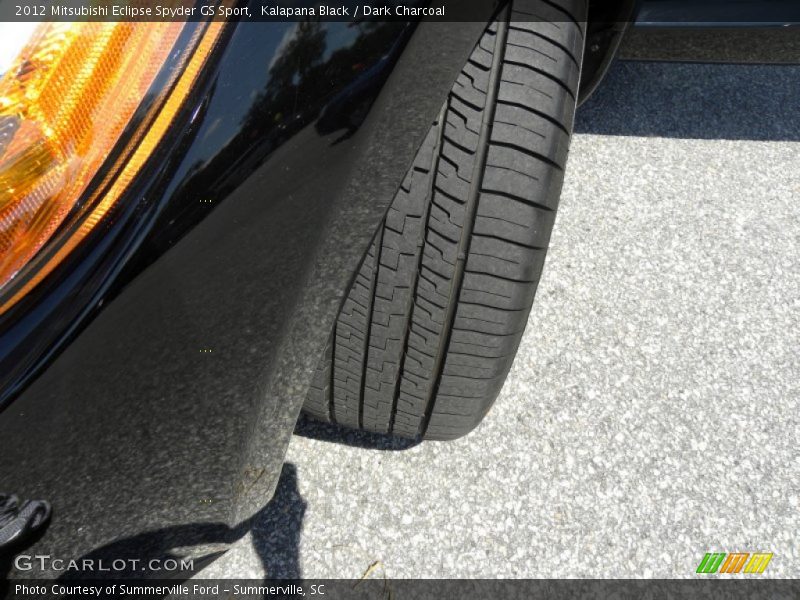 Kalapana Black / Dark Charcoal 2012 Mitsubishi Eclipse Spyder GS Sport