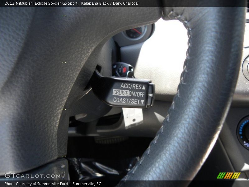 Kalapana Black / Dark Charcoal 2012 Mitsubishi Eclipse Spyder GS Sport