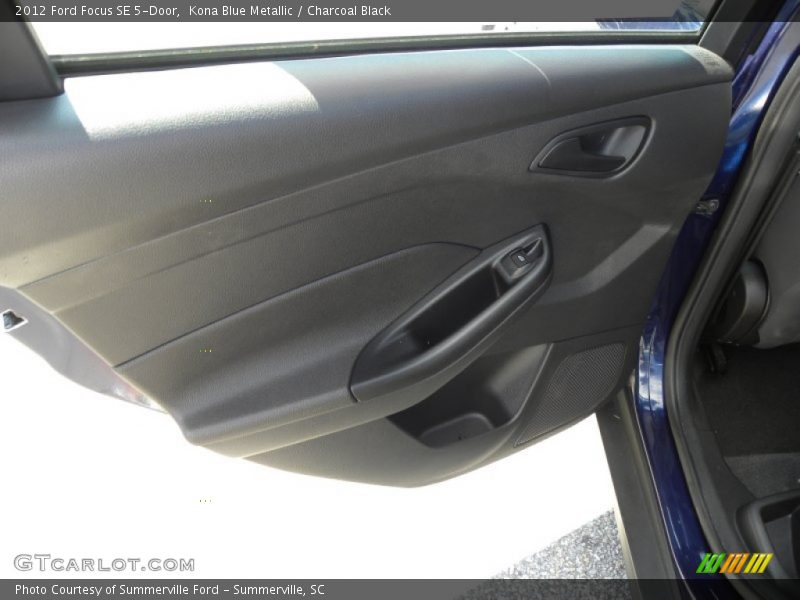 Kona Blue Metallic / Charcoal Black 2012 Ford Focus SE 5-Door