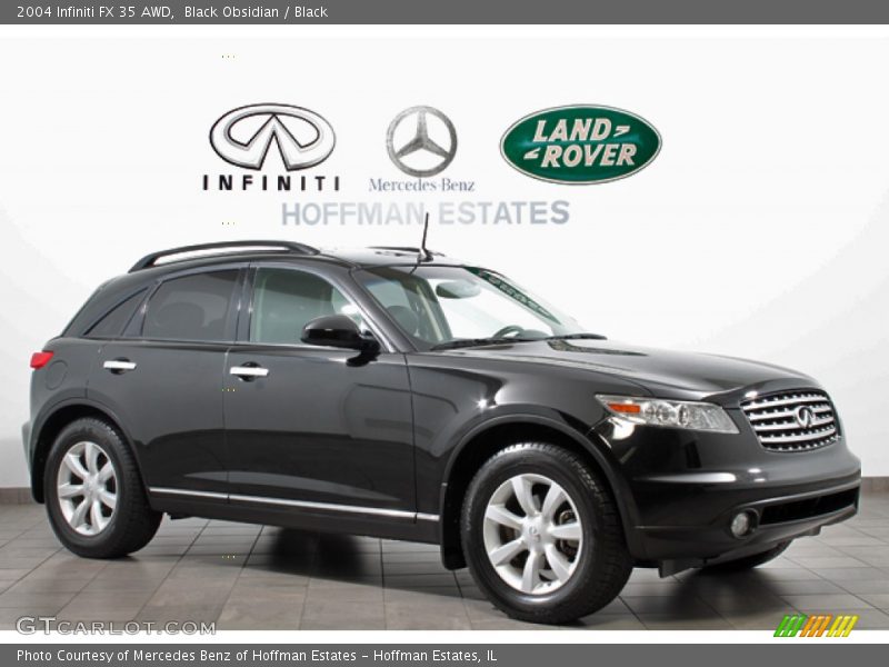 Black Obsidian / Black 2004 Infiniti FX 35 AWD