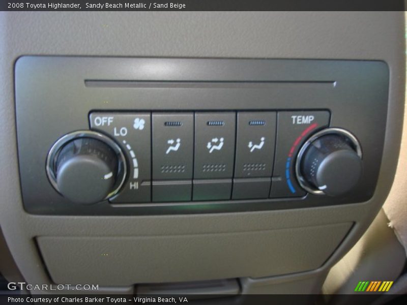Sandy Beach Metallic / Sand Beige 2008 Toyota Highlander