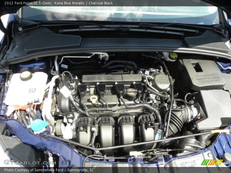 Kona Blue Metallic / Charcoal Black 2012 Ford Focus SE 5-Door