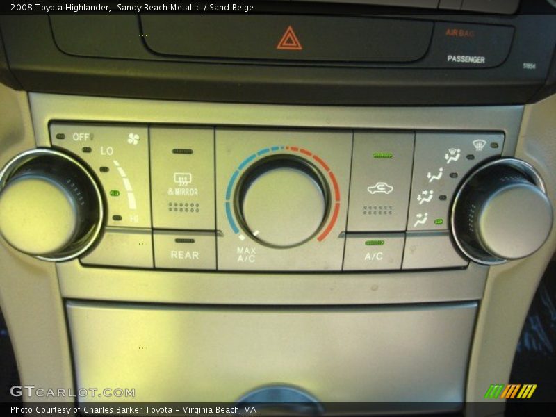 Sandy Beach Metallic / Sand Beige 2008 Toyota Highlander