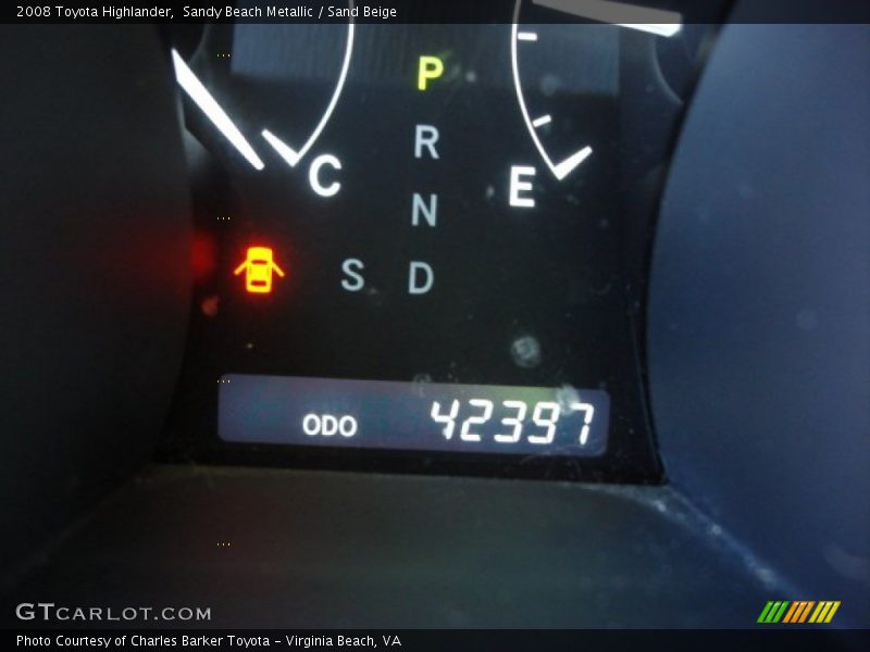 Sandy Beach Metallic / Sand Beige 2008 Toyota Highlander