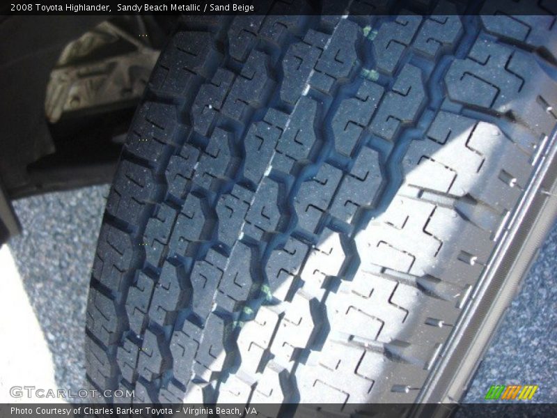 Sandy Beach Metallic / Sand Beige 2008 Toyota Highlander