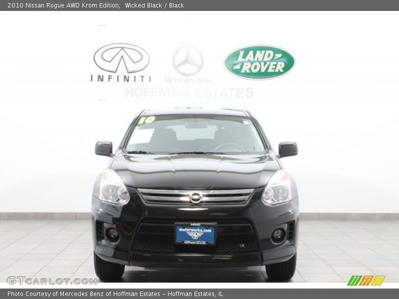 Wicked Black / Black 2010 Nissan Rogue AWD Krom Edition