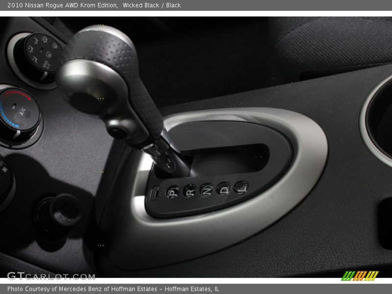  2010 Rogue AWD Krom Edition Xtronic CVT Automatic Shifter