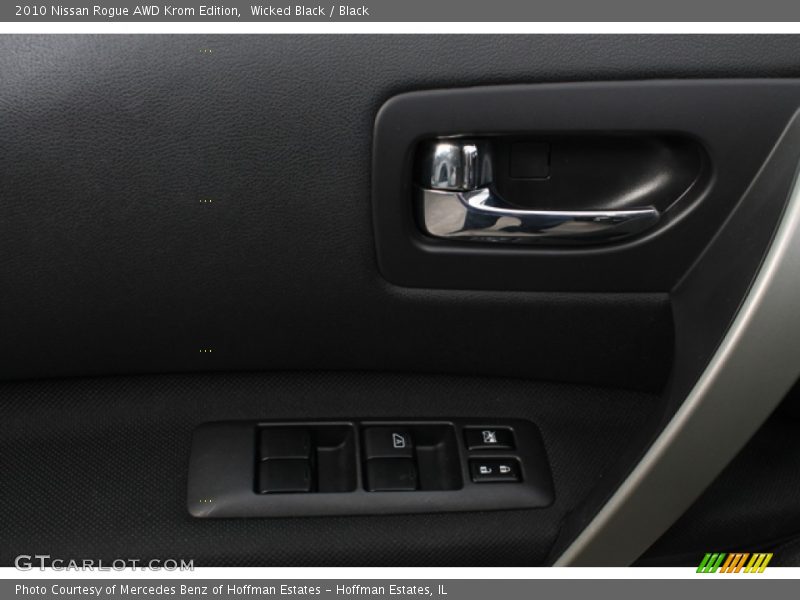Wicked Black / Black 2010 Nissan Rogue AWD Krom Edition
