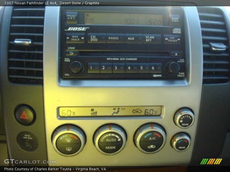Desert Stone / Graphite 2007 Nissan Pathfinder LE 4x4