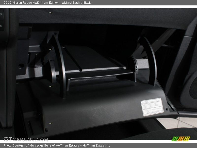 Wicked Black / Black 2010 Nissan Rogue AWD Krom Edition