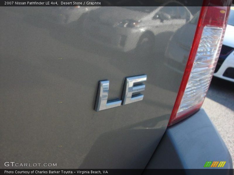Desert Stone / Graphite 2007 Nissan Pathfinder LE 4x4