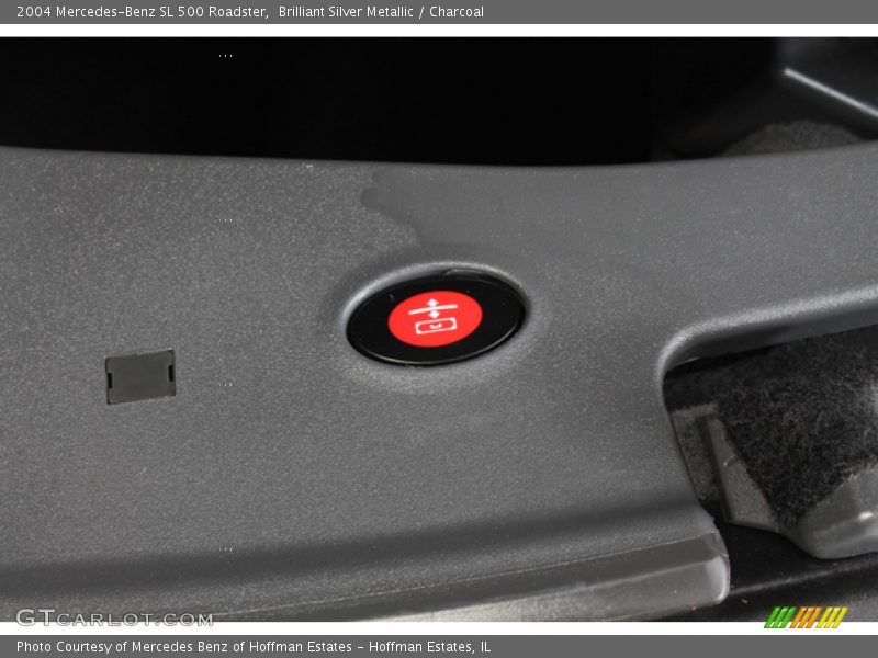 Brilliant Silver Metallic / Charcoal 2004 Mercedes-Benz SL 500 Roadster