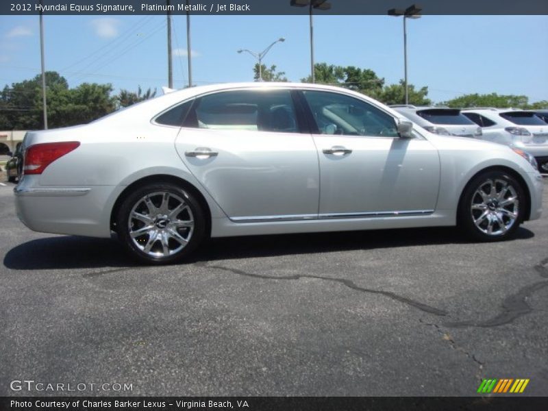 Platinum Metallic / Jet Black 2012 Hyundai Equus Signature