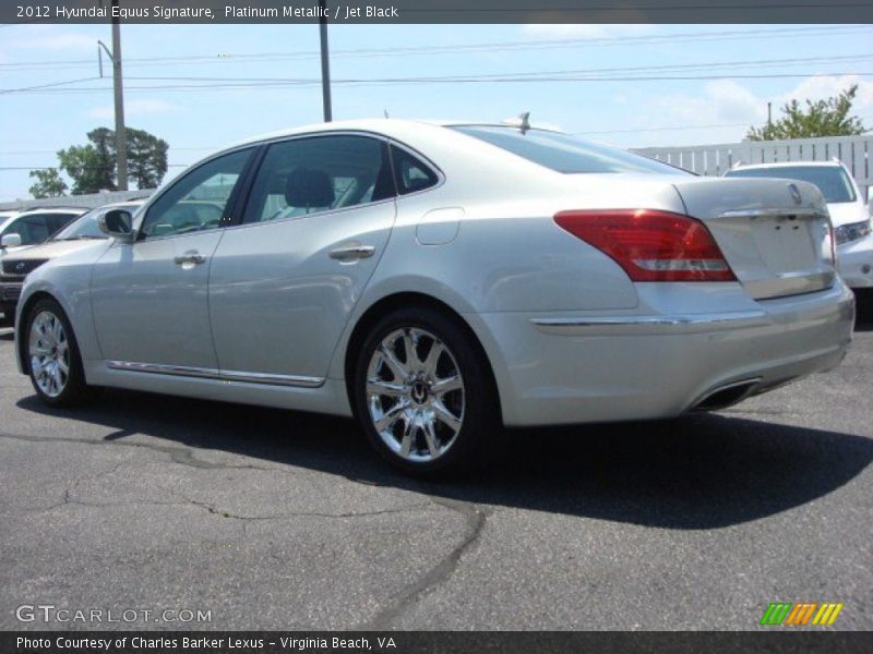 Platinum Metallic / Jet Black 2012 Hyundai Equus Signature