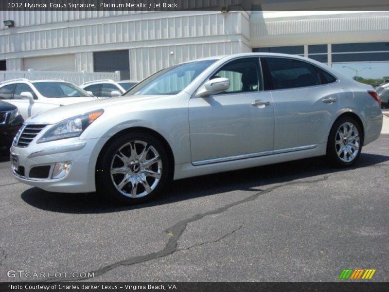 Platinum Metallic / Jet Black 2012 Hyundai Equus Signature