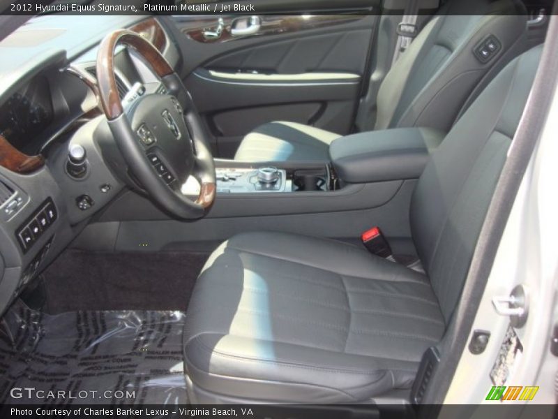 Platinum Metallic / Jet Black 2012 Hyundai Equus Signature