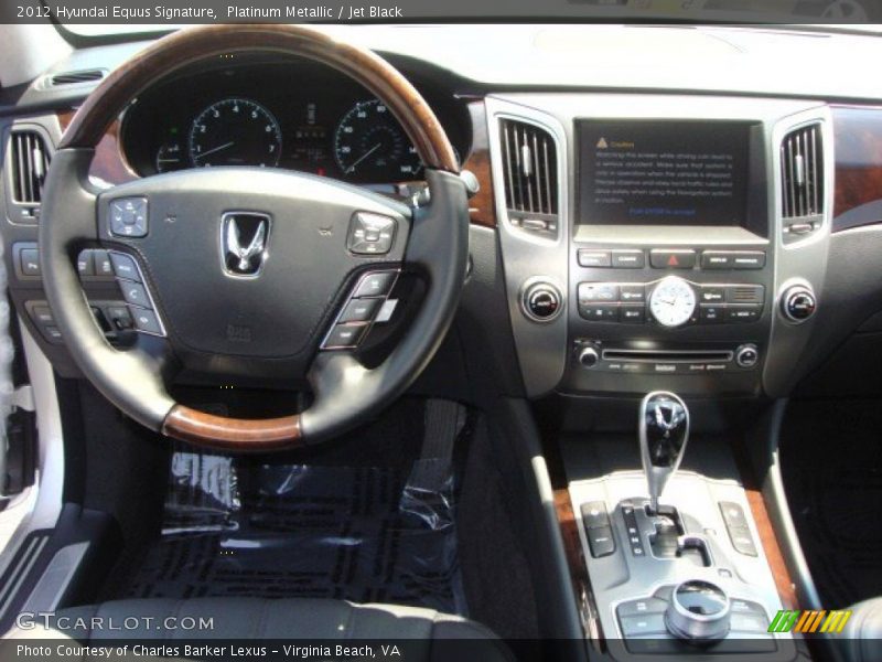 Platinum Metallic / Jet Black 2012 Hyundai Equus Signature