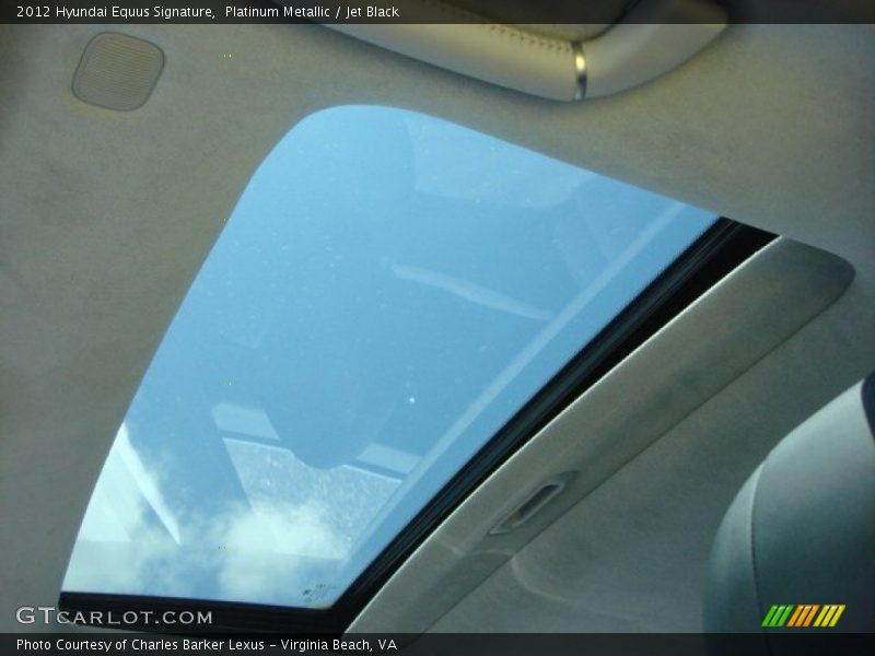 Platinum Metallic / Jet Black 2012 Hyundai Equus Signature