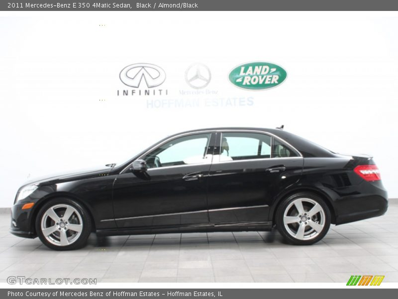 Black / Almond/Black 2011 Mercedes-Benz E 350 4Matic Sedan