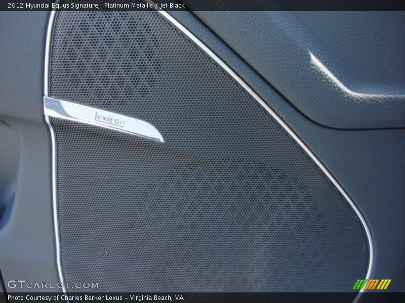 Platinum Metallic / Jet Black 2012 Hyundai Equus Signature