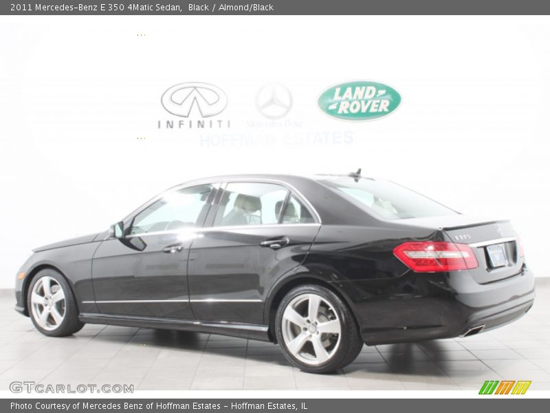 Black / Almond/Black 2011 Mercedes-Benz E 350 4Matic Sedan