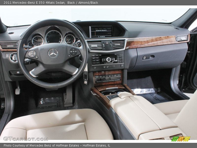 Black / Almond/Black 2011 Mercedes-Benz E 350 4Matic Sedan