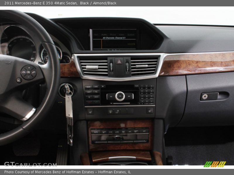 Black / Almond/Black 2011 Mercedes-Benz E 350 4Matic Sedan