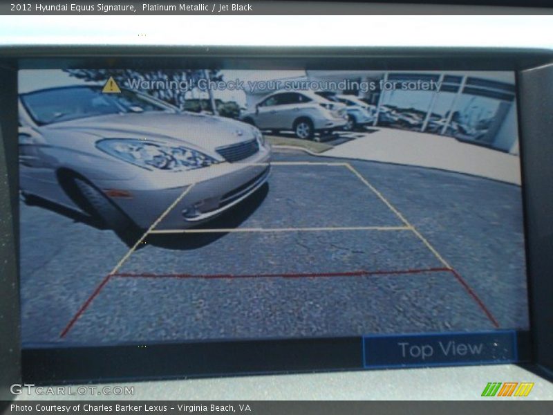 Platinum Metallic / Jet Black 2012 Hyundai Equus Signature
