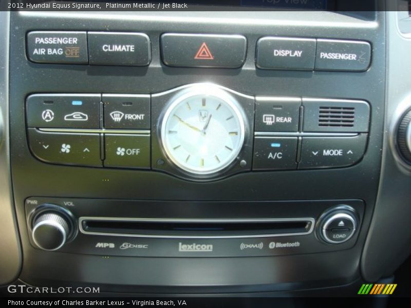 Controls of 2012 Equus Signature