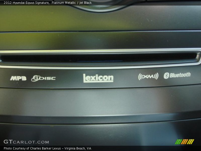Platinum Metallic / Jet Black 2012 Hyundai Equus Signature